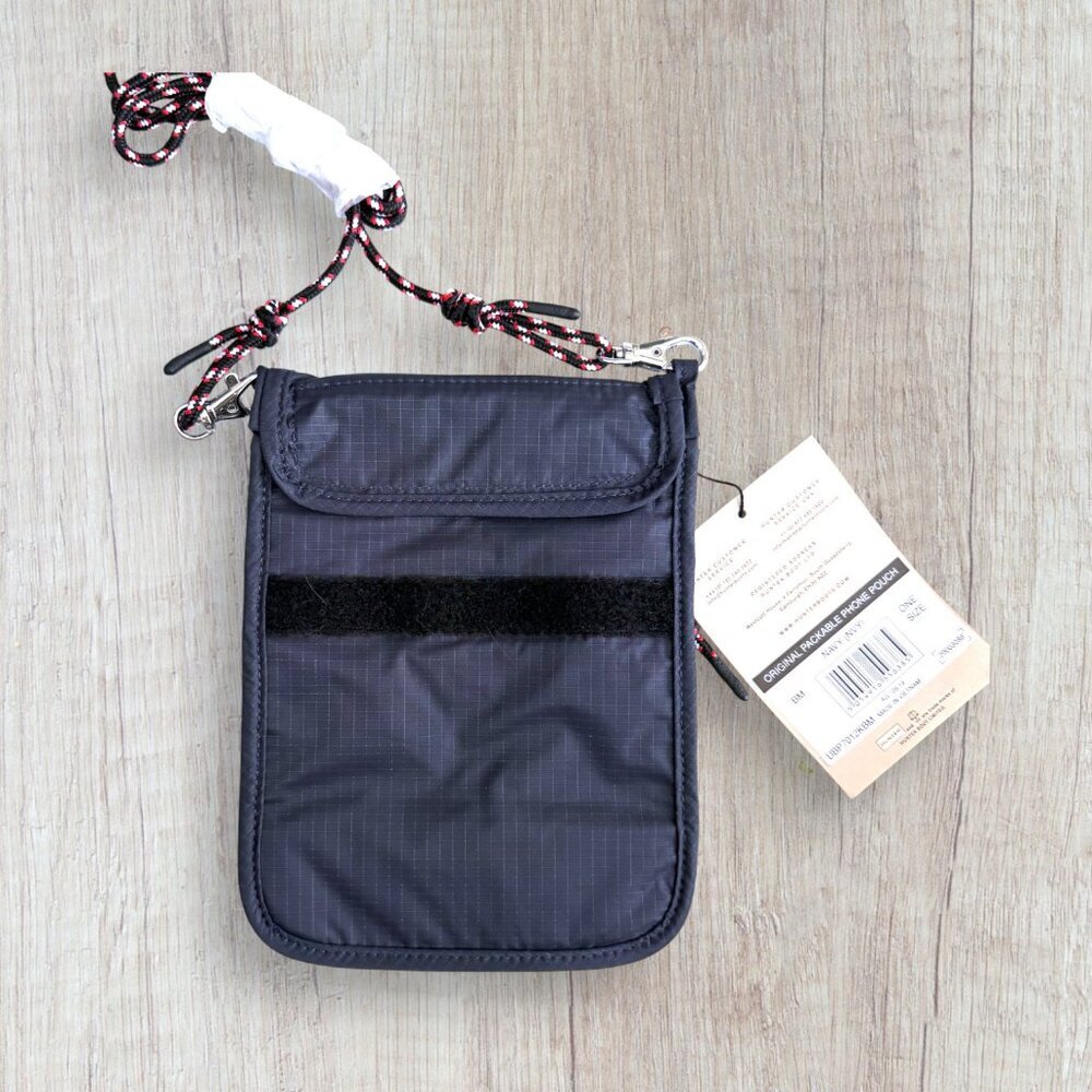 NWT Hunter Original Packable Phone Pouch Navy Blue Adjustable Crossbody Bag - Picture 3 of 3